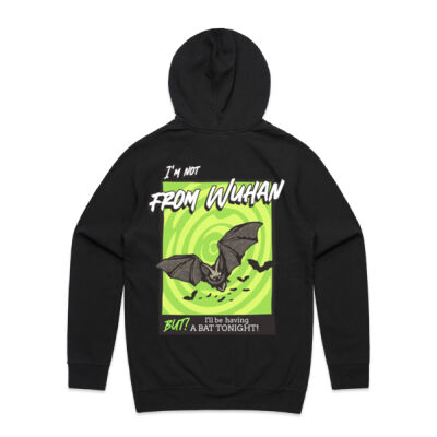 Im not from Wuhan Mens Hoodie Thumbnail