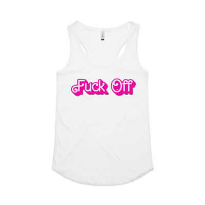 Fuck Off Barbie Womens Tank Thumbnail