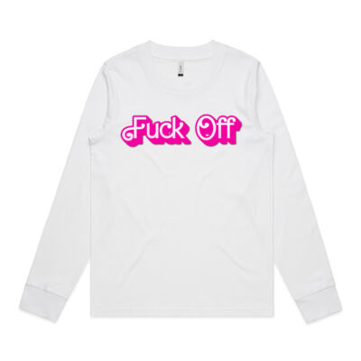 Fuck Off Barbie Womens Longsleeve Thumbnail