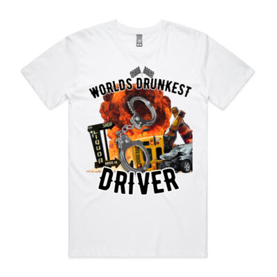 Worlds Drunkest Driver Mens Tee Thumbnail
