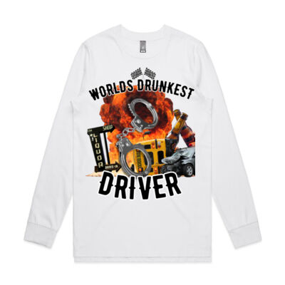 Worlds Drunkest Driver Mens Longsleeve Thumbnail